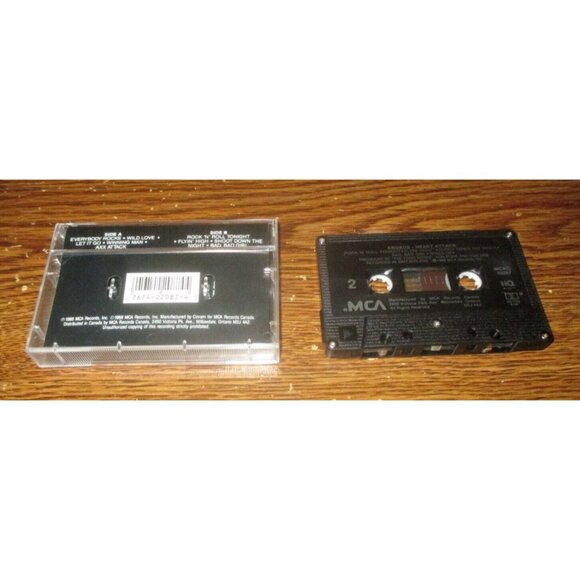 Krokus - Heart Attack on cassette (MCA Records Canada, 1988) - Picture 2 of 4